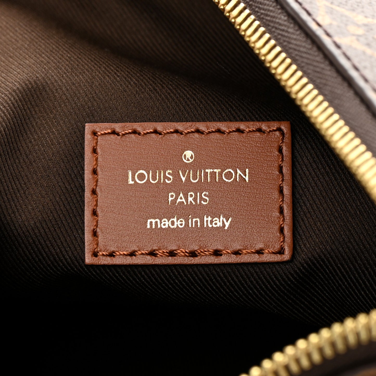 Reverse Monogram Loop Hobo