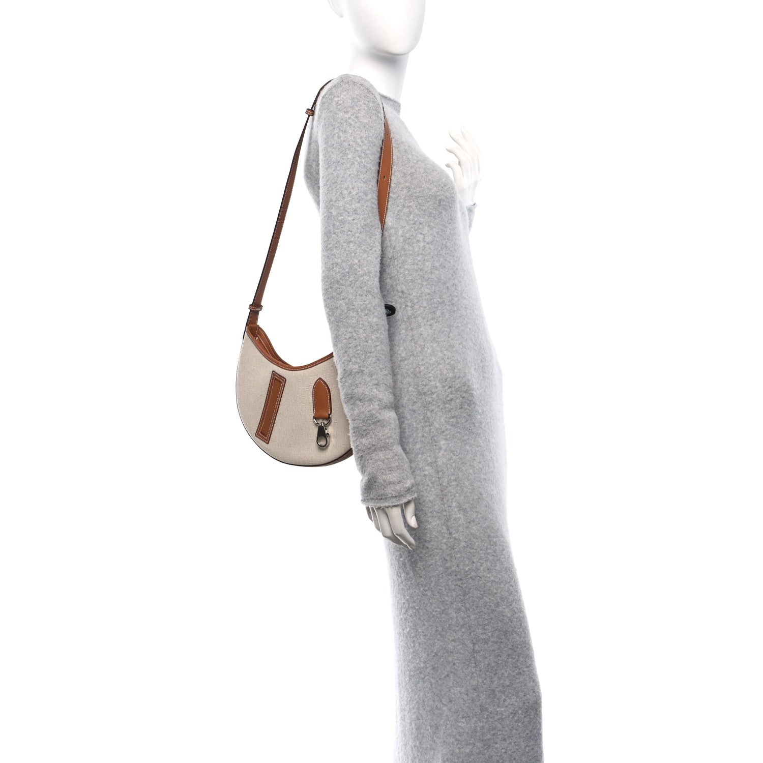 Hermes Canvas Swift P'tit Arcon Ecru Beige Gold 2 of 10