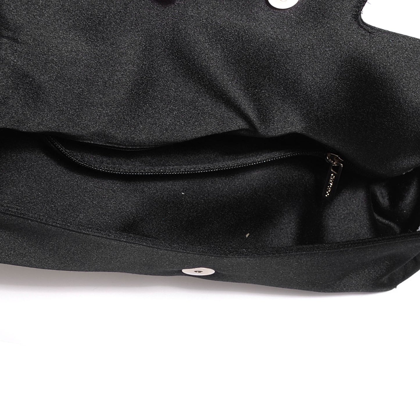 Satin Swarovski Crystal Tulita Evening Bag Black