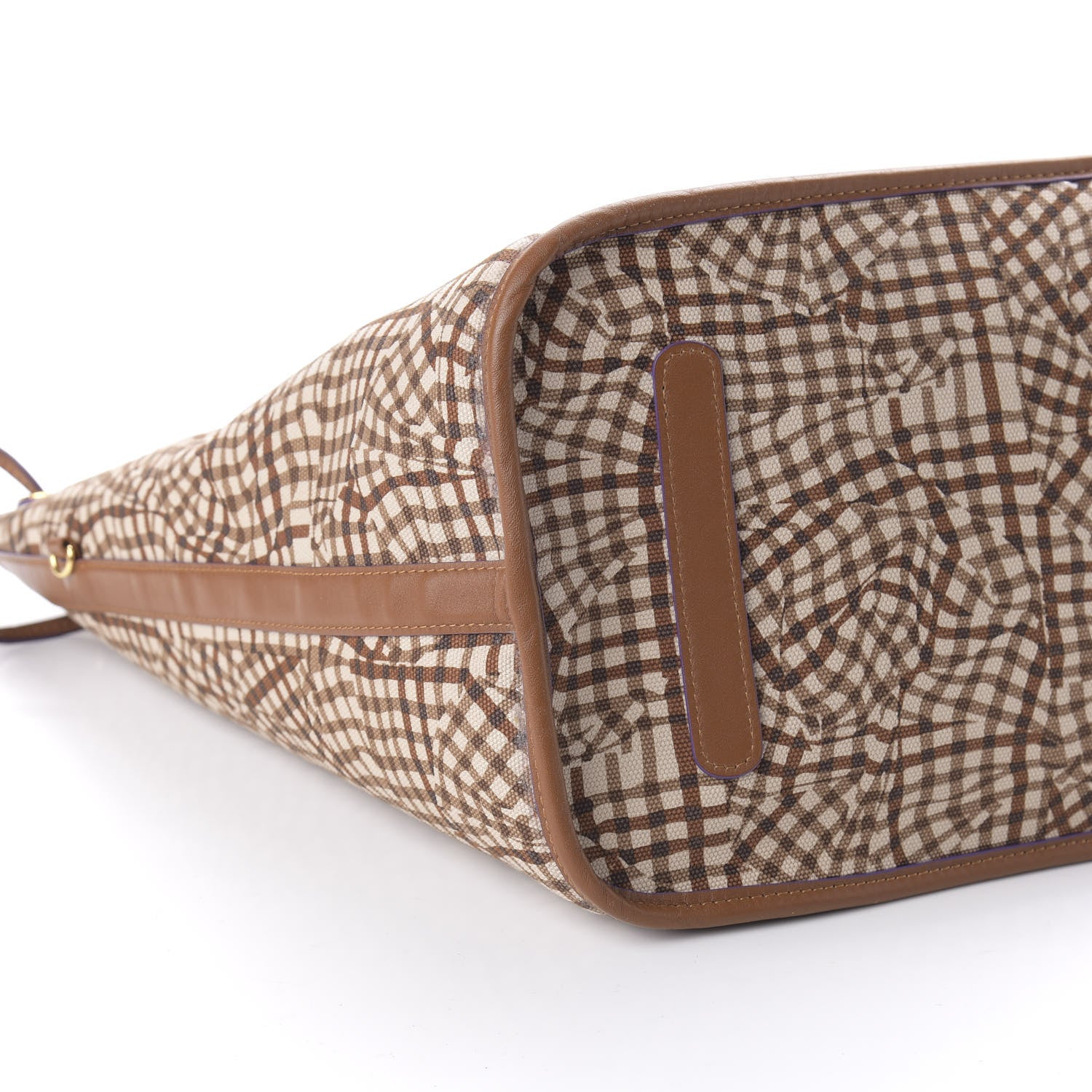 MCM Visetos Large Liz Reversible Shopper Tote Cognac 13 of 15