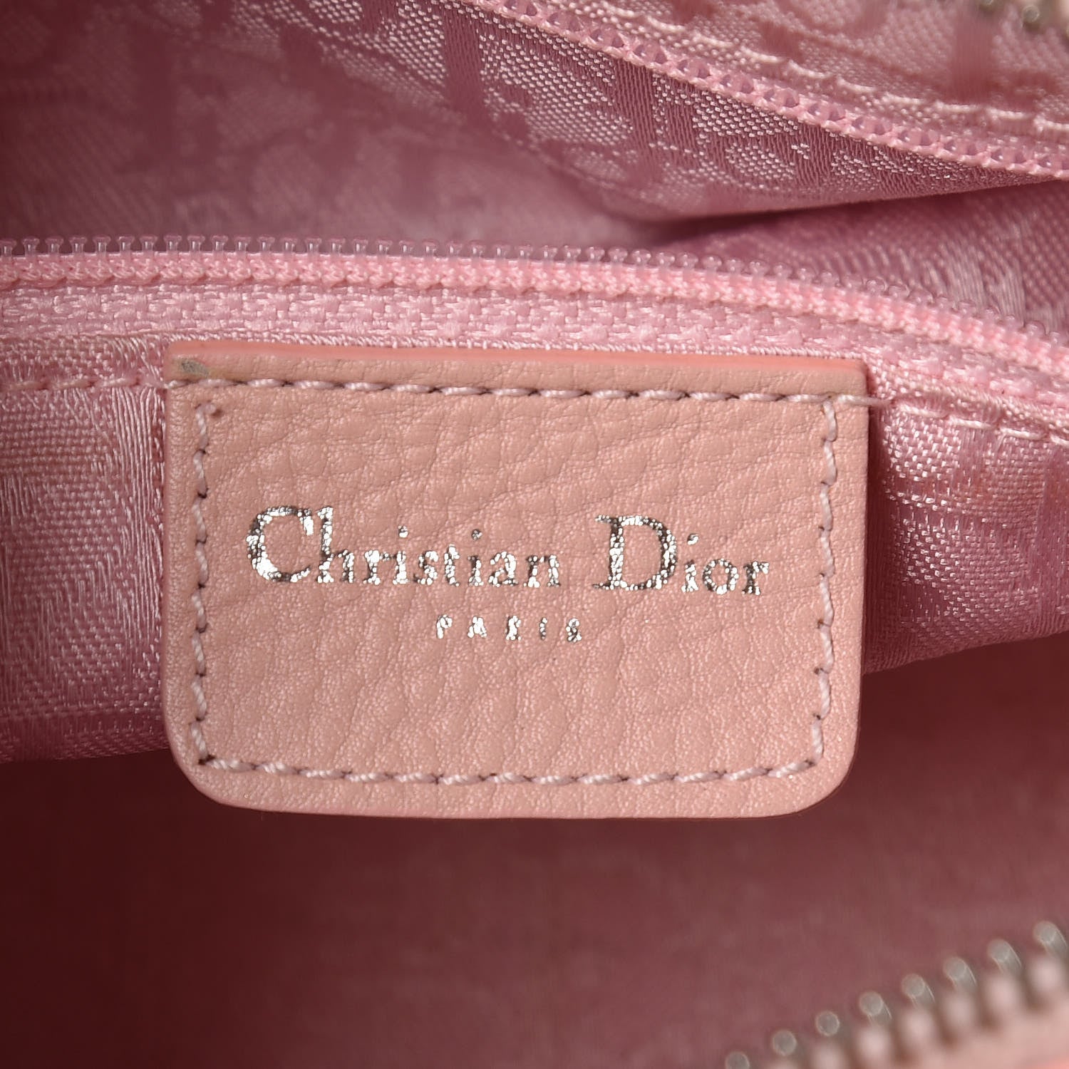 Christian Dior Calfskin Cannage Stitched Small East West Lady Dior Rose Clair 8 of 10