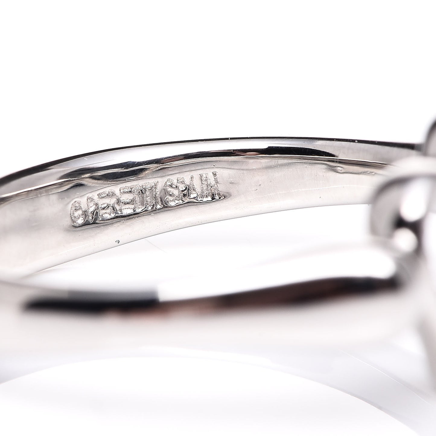 Platinum Diamond Elsa Peretti Open Heart Ring 49 4.75