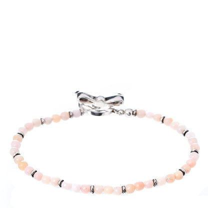 Gucci Sterling Silver Opal Bead Bow Bracelet 3 of 4