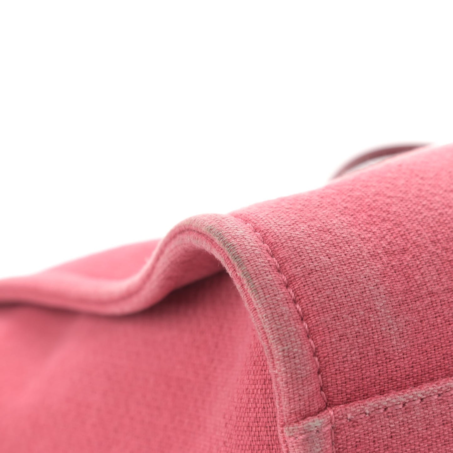 Canvas Small Deauville Tote Red