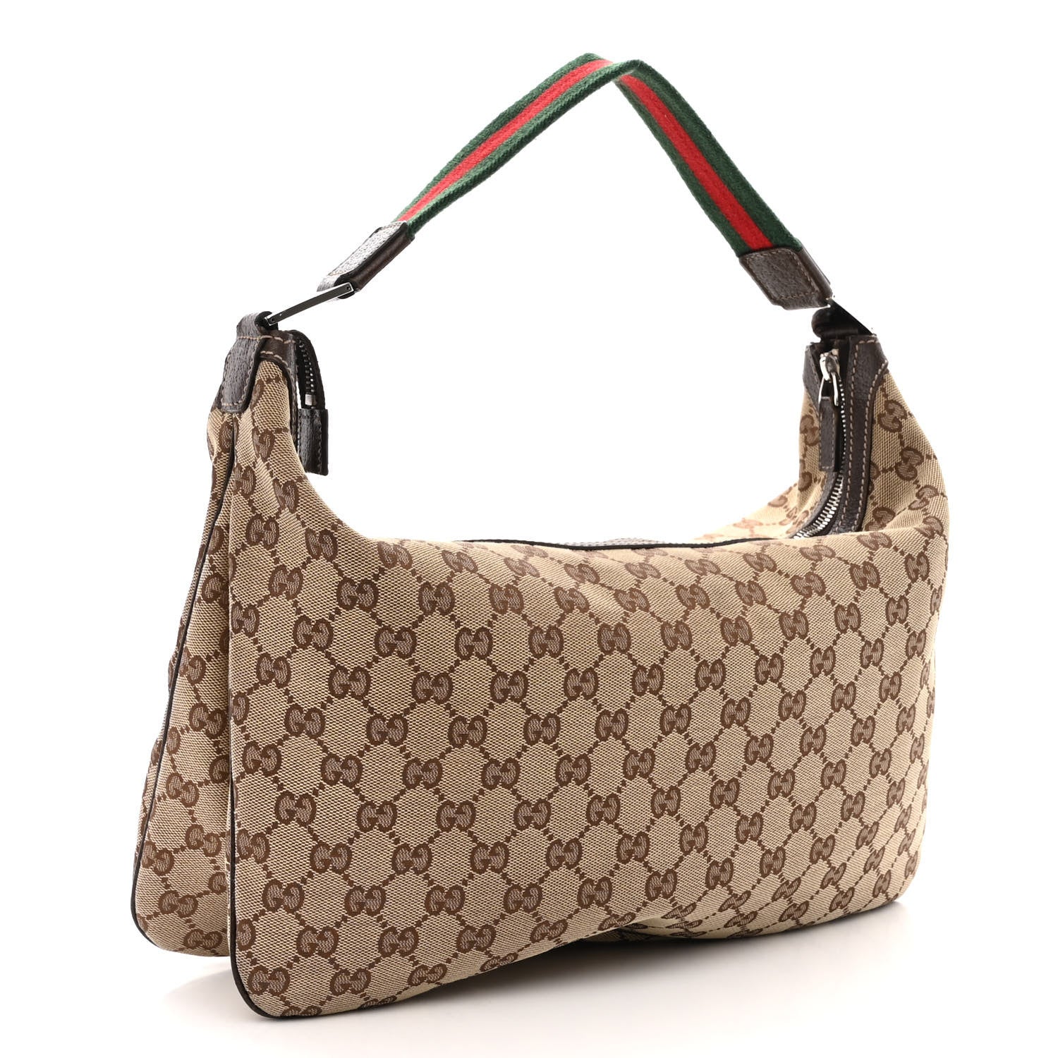 Gucci Monogram Medium Pop Hobo Dark Brown 3 of 12