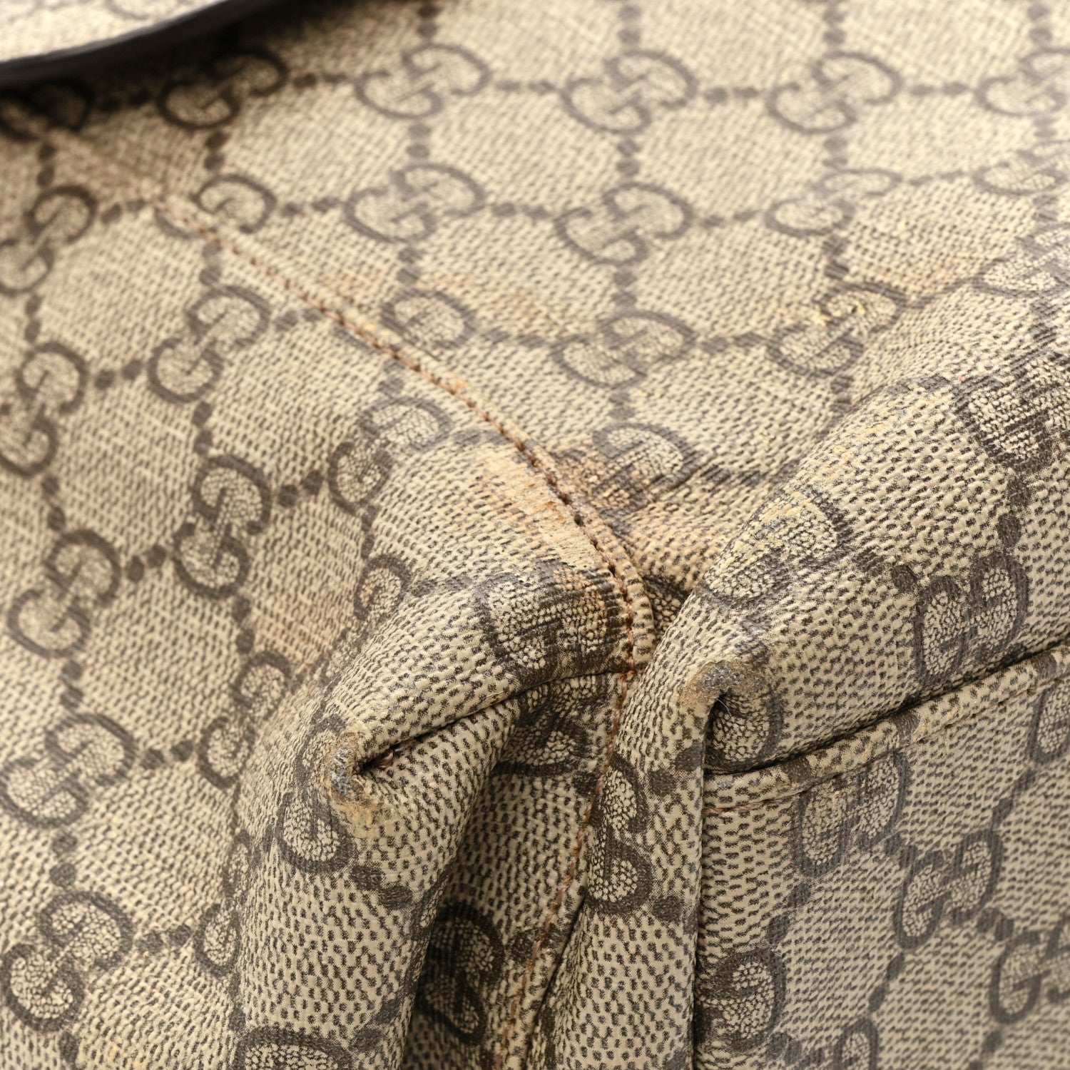 Gucci GG Plus Monogram Messenger Diaper Bag Dark Brown 15 of 20