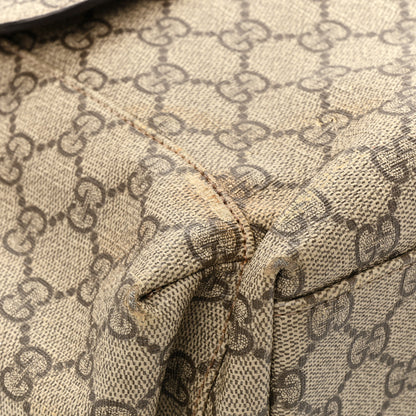 Gucci GG Plus Monogram Messenger Diaper Bag Dark Brown 15 of 20