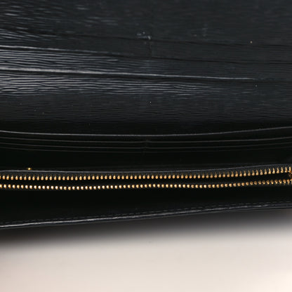 Prada Vitello Move Continental Flap Wallet Black 5 of 9