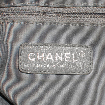 Chanel Calfskin Coco Pleats Hobo Marine Fonce 6 of 8