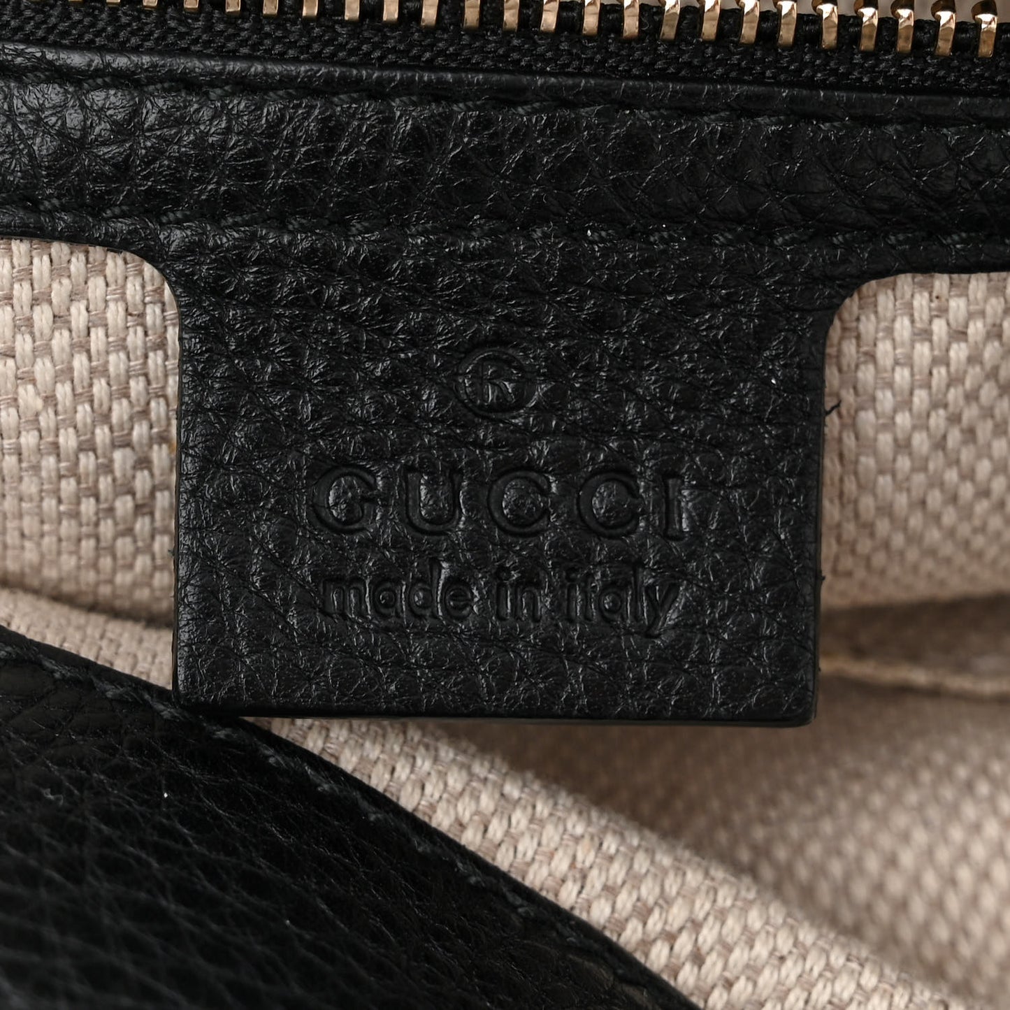 Pebbled Calfskin Medium Soho Chain Shoulder Bag Black