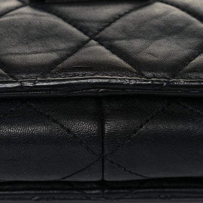 Chanel Washed Lambskin Maxi Take Away Flap Bag Black 16 of 16