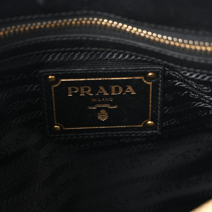 Prada Nappa Gaufre Shopping Satchel Black 6 of 10