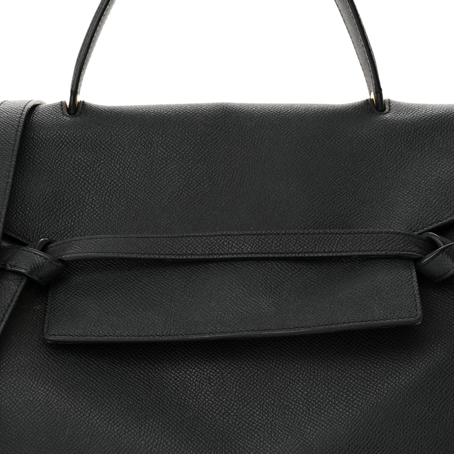 Grained Calfskin Mini Belt Bag Navy