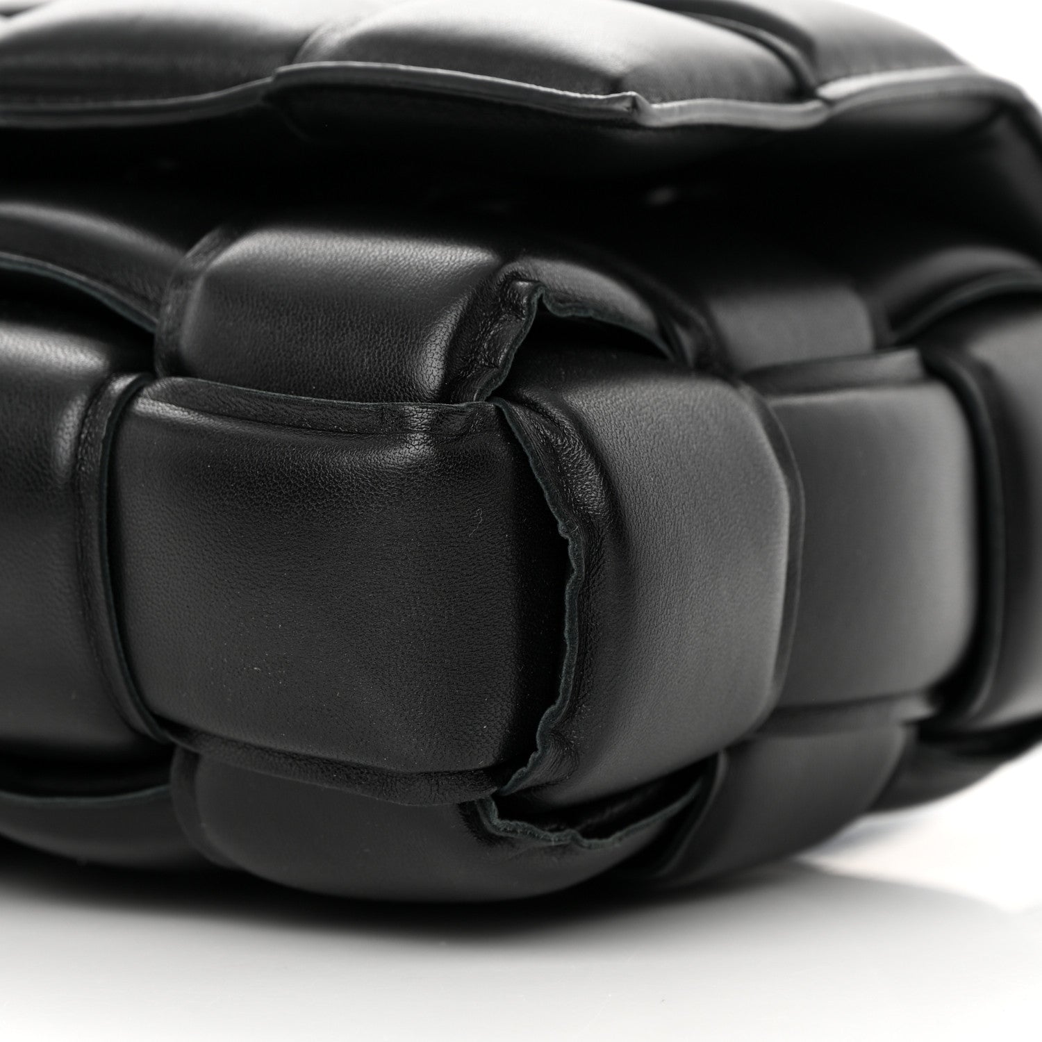 Bottega Veneta Nappa Maxi Intreccio Padded Cassette Crossbody Bag Black 10 of 15