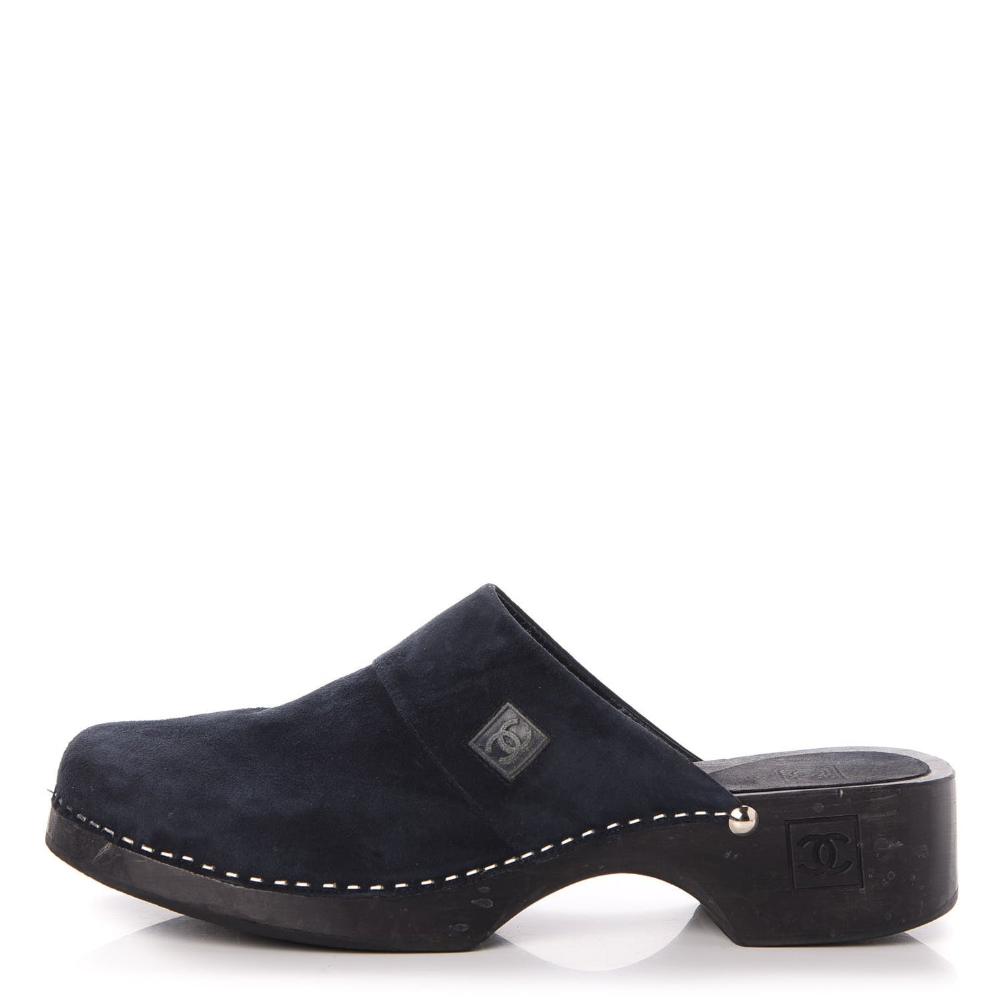 Suede CC Clogs 40 Dark Navy Blue