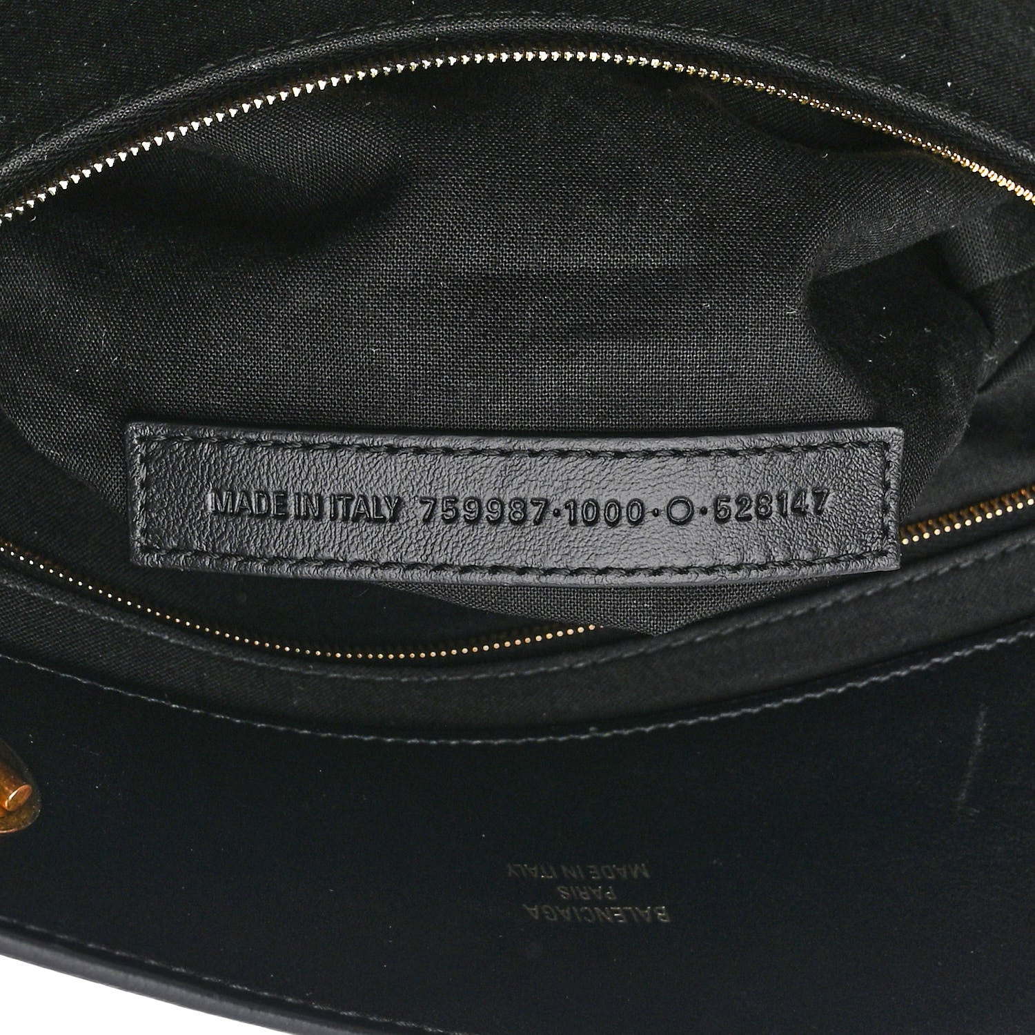 Balenciaga Soft Smooth Calfskin Large Duty Free Tote Black 6 of 10