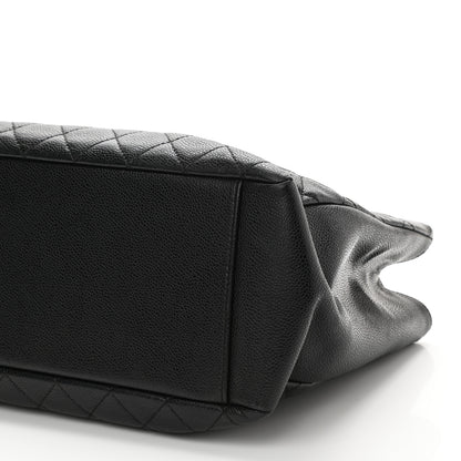 Chanel Caviar Quilted Grand Shopping Tote GST Black 10 of 12