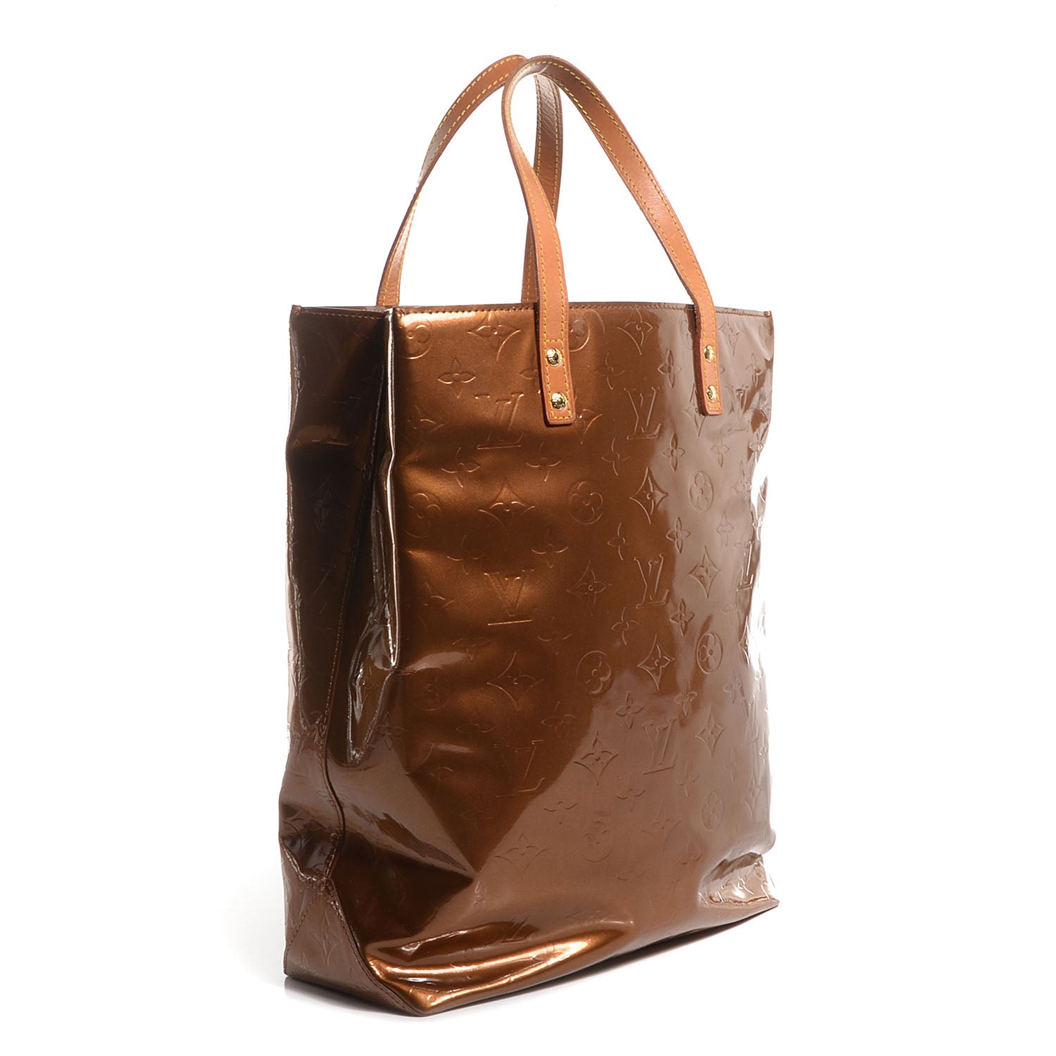 Louis Vuitton Vernis Reade MM Bronze 3 of 7