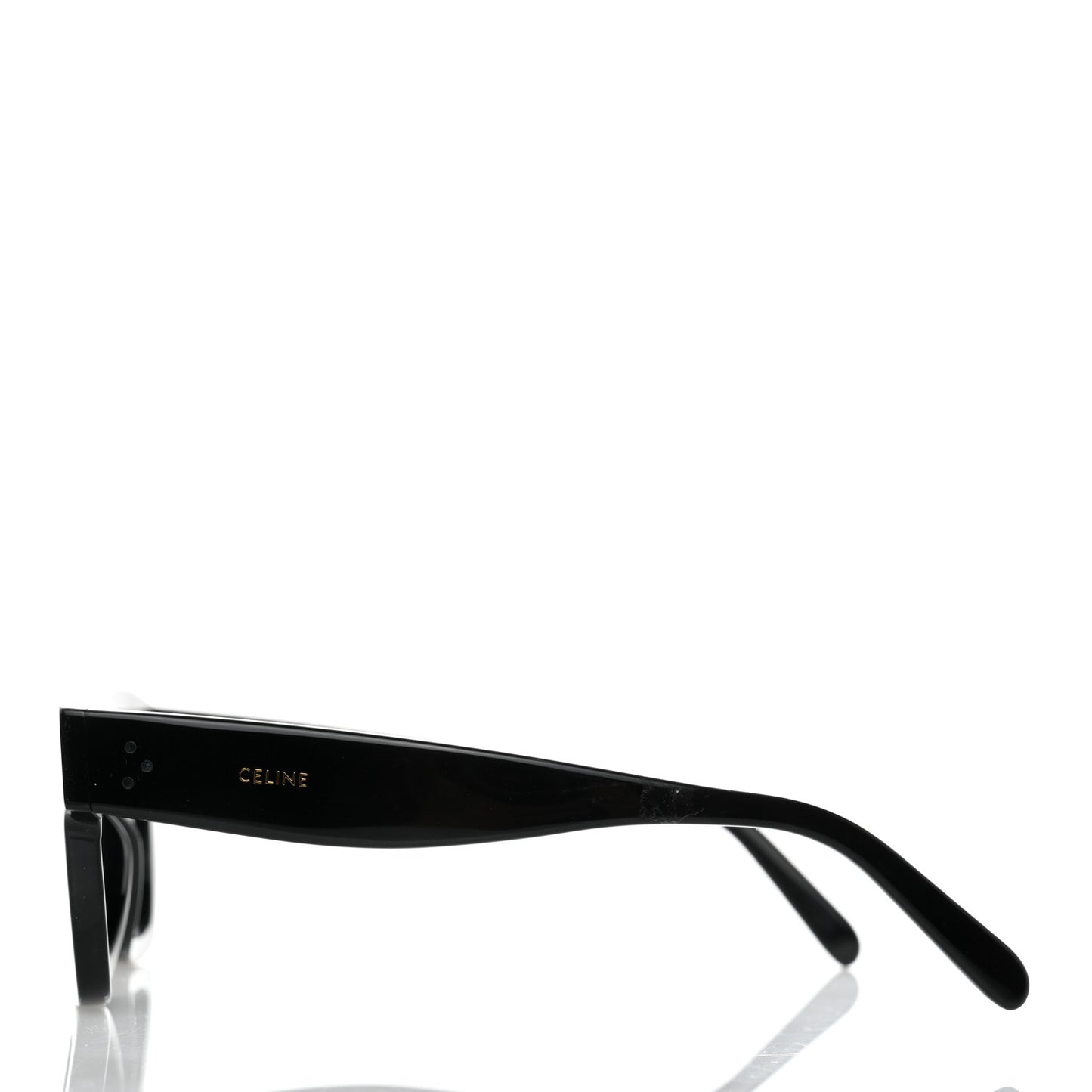 Acetate Rectangular Sunglasses CL4009IN Black