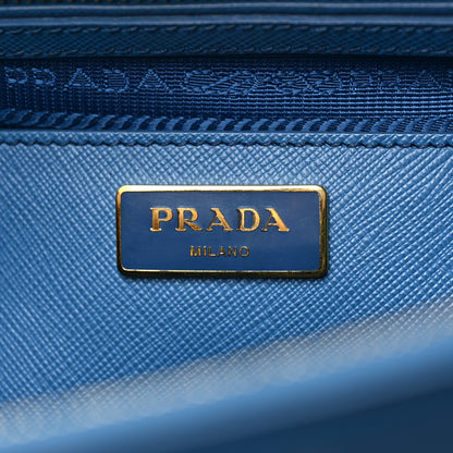 Prada Saffiano Medium Galleria Double Zip Tote Cobalto 6 of 8