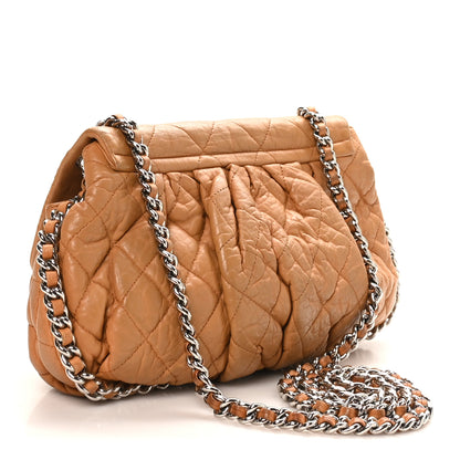 Chanel Washed Lambskin Medium Chain Around Messenger Brown 3 of 10
