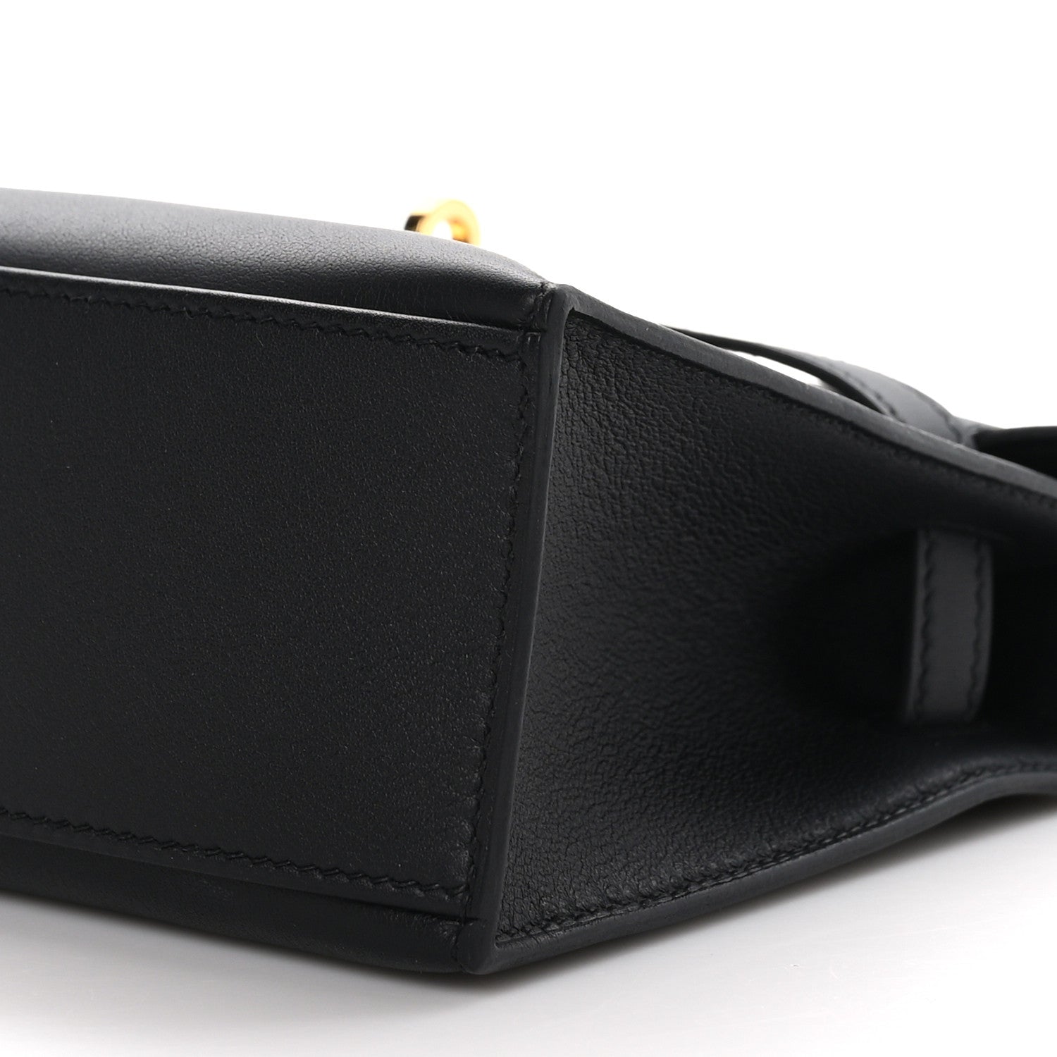 Hermes Swift Kelly Pochette Clutch Black 9 of 10