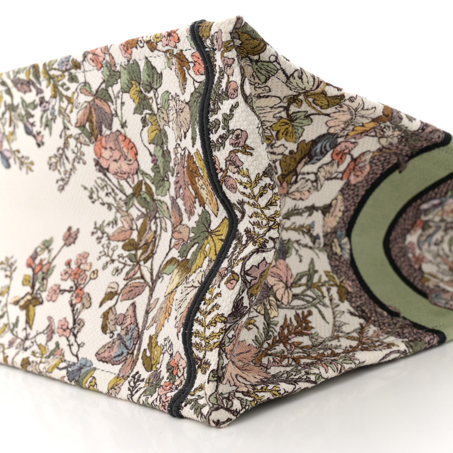 Christian Dior Canvas Embroidered Large 4 Saisons Hiver Soleil Book Tote Multicolor 10 of 10