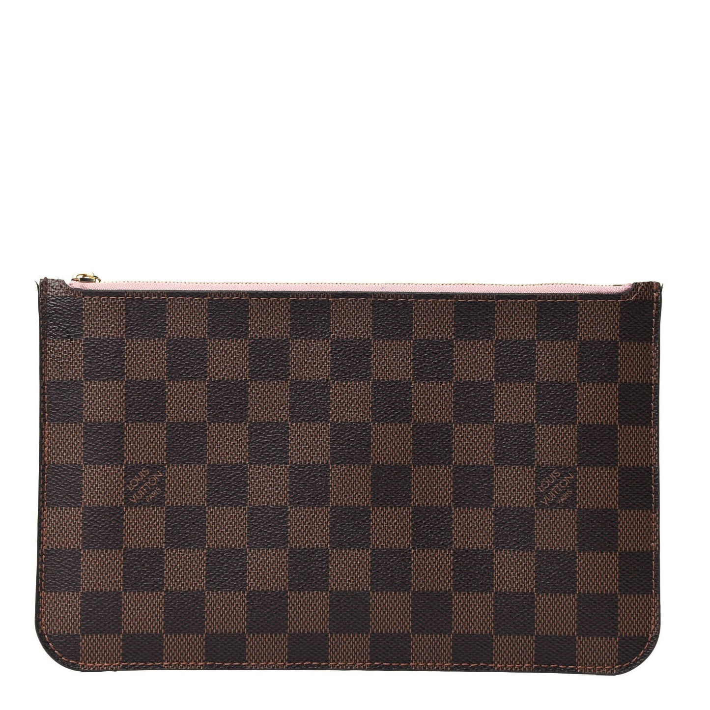 Damier Ebene Neverfull MM GM Pochette Rose Ballerine