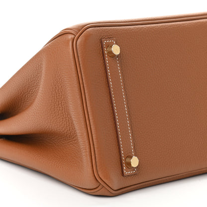 Hermes Togo Swift Canvas 3 in 1 Birkin 30 Gold 12 of 14