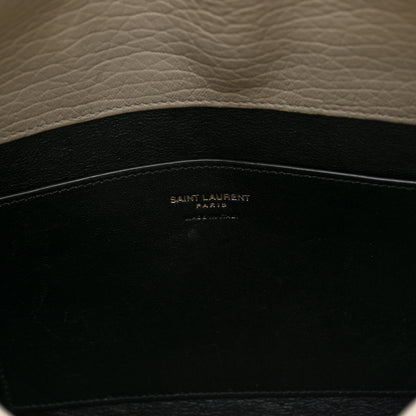 Saint Laurent Grained Lambskin Large Cassandre Envelope Pouch Blanc Vintage 6 of 6