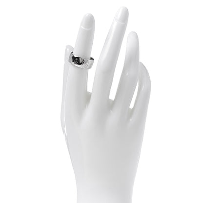 Cartier 18K White Gold 8mm Happy Birthday Band Ring 51 5.75 2 of 6