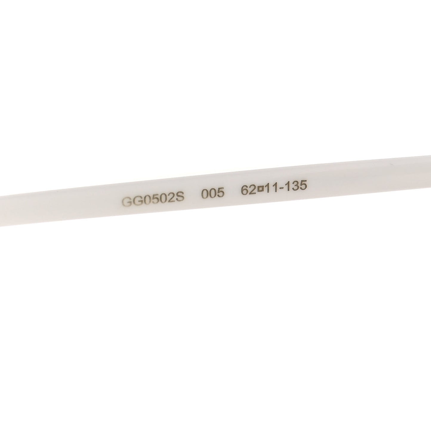 Aviator Sunglasses GG0502S White