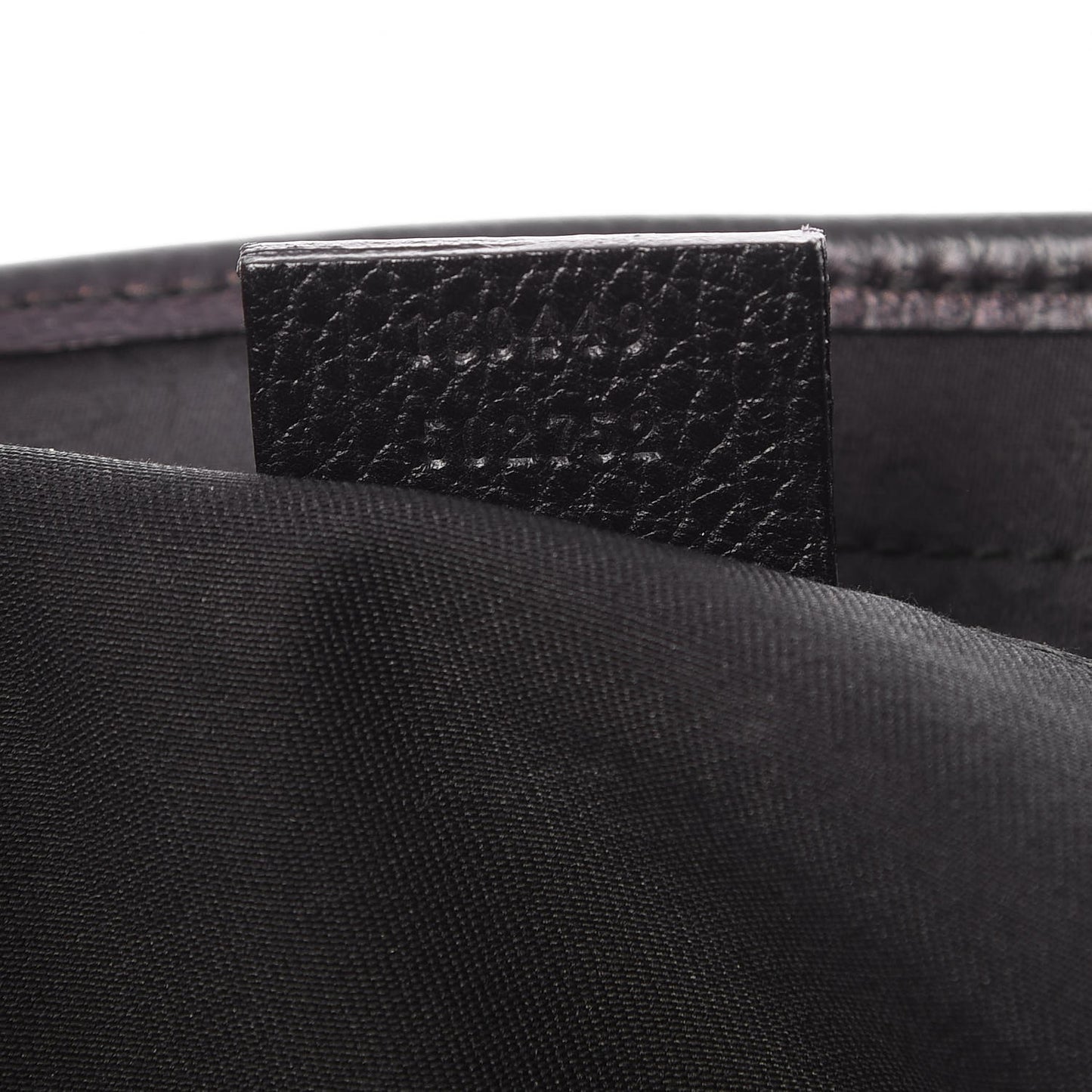 Nylon Monogram Calfskin Large Tote Bag Black