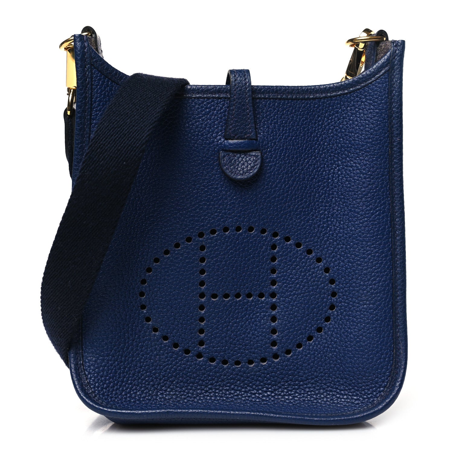Hermes Taurillon Maurice Amazone Evelyne TPM Bleu Saphir Blue Indigo 1 of 11