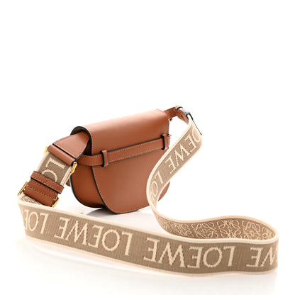 Loewe Calfskin Jacquard Mini Gate Dual Bag Tan 3 of 10