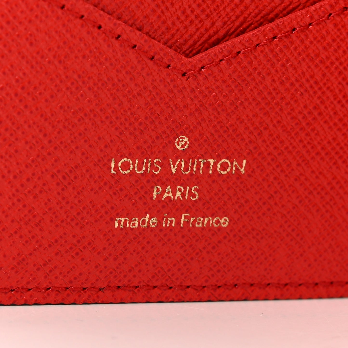 LOUIS VUITTON Monogram 2019 Christmas Animation Passport Cover Rouge