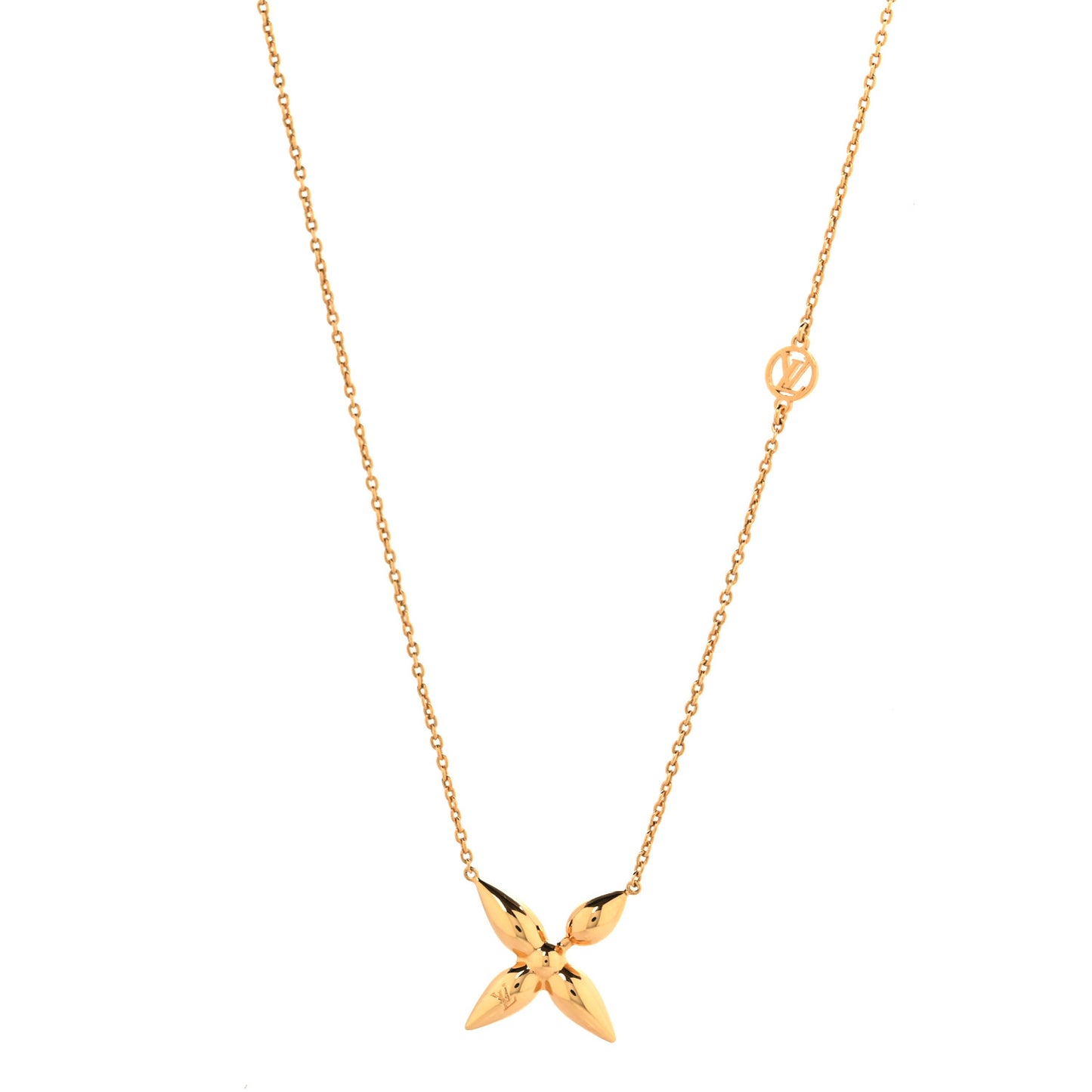 Metal Louisette Necklace Gold