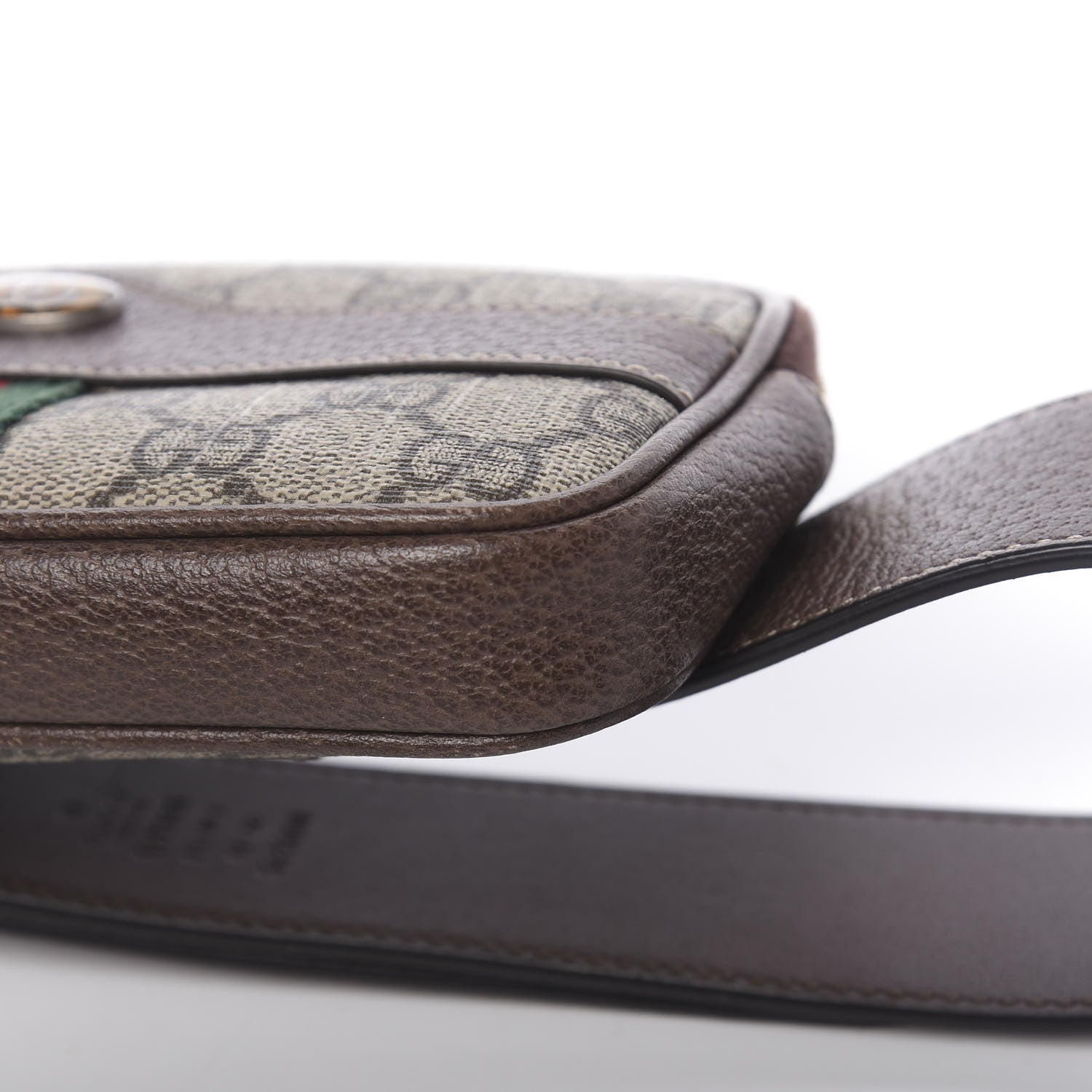 Gucci GG Supreme Monogram Ophidia Belted iPhone Case 85 34 Dark Brown 10 of 12