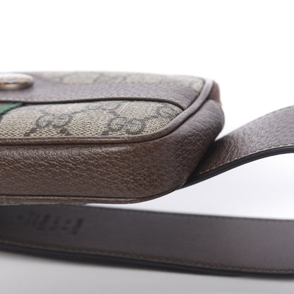 Gucci GG Supreme Monogram Ophidia Belted iPhone Case 85 34 Dark Brown 10 of 12