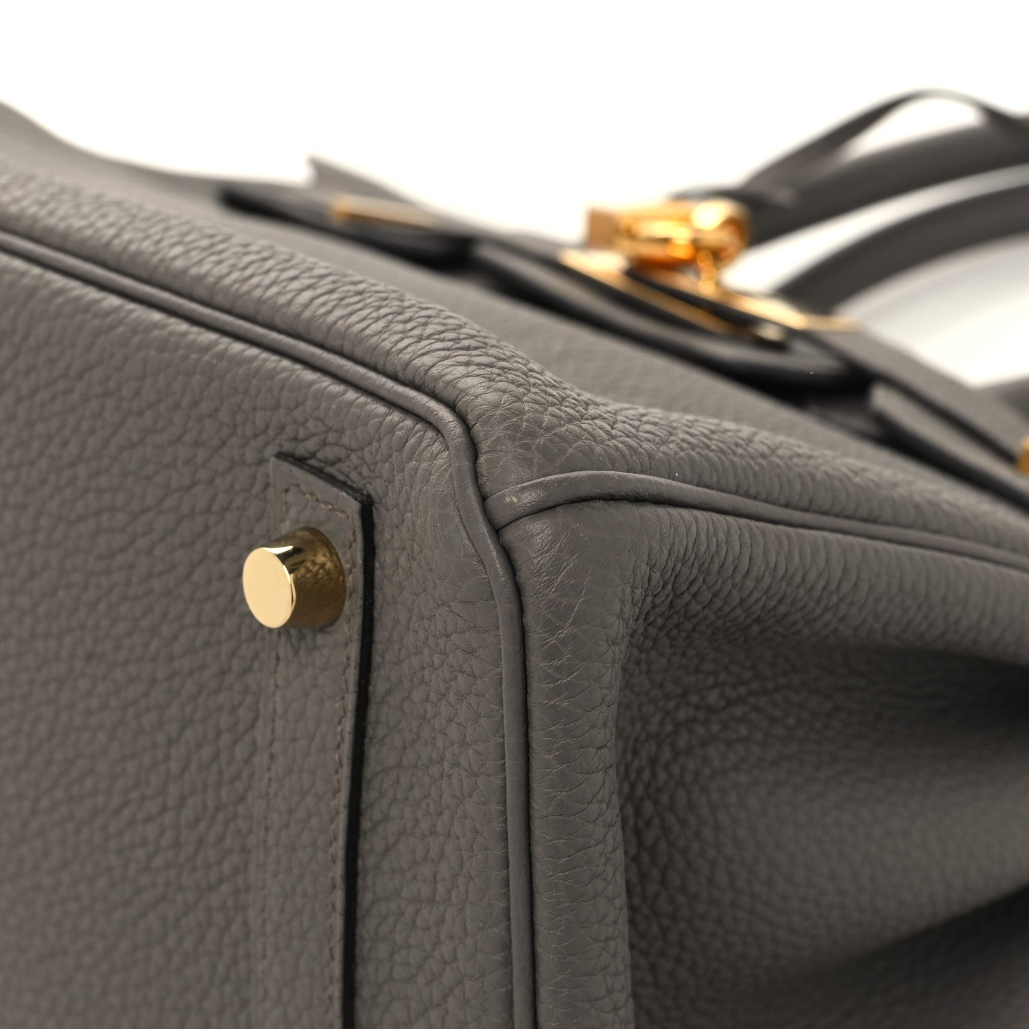 Hermes Togo Birkin 30 Etain 10 of 14