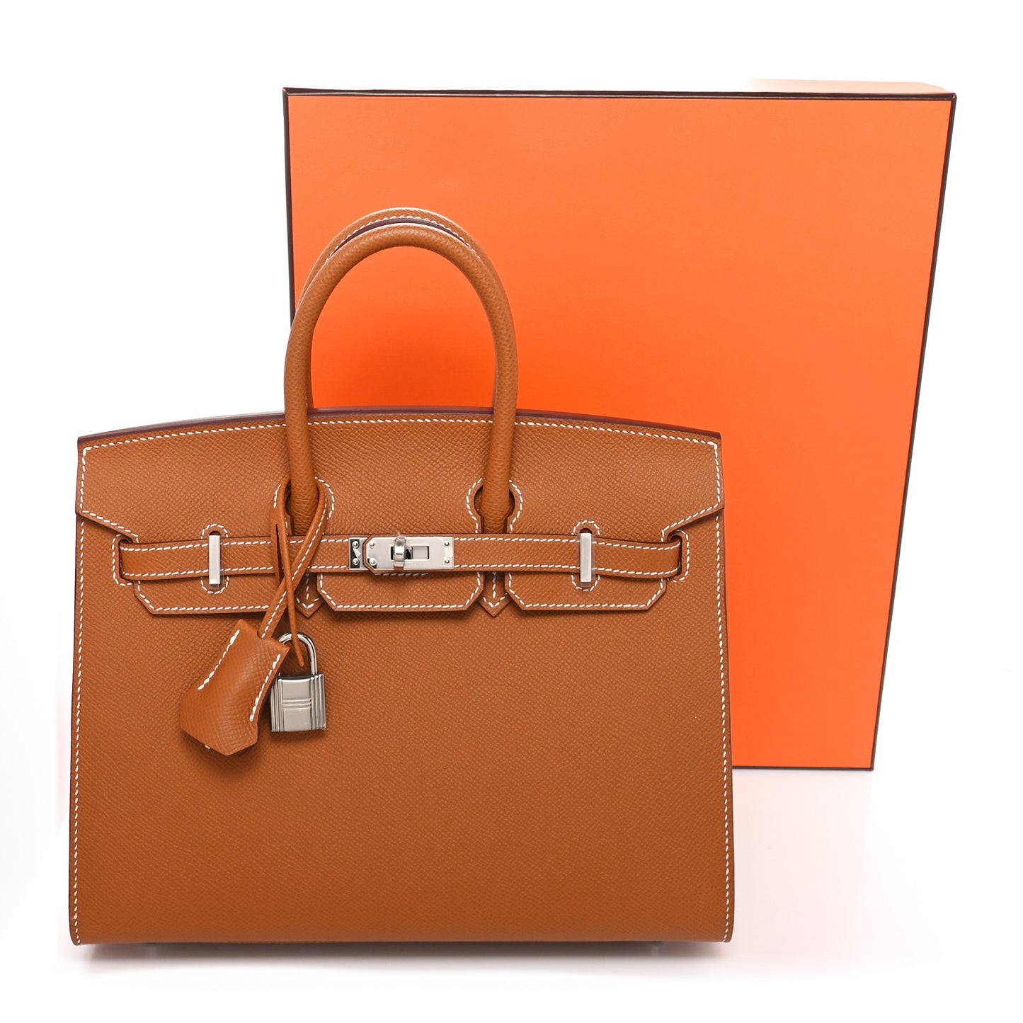 Epsom Birkin Sellier 25 Gold