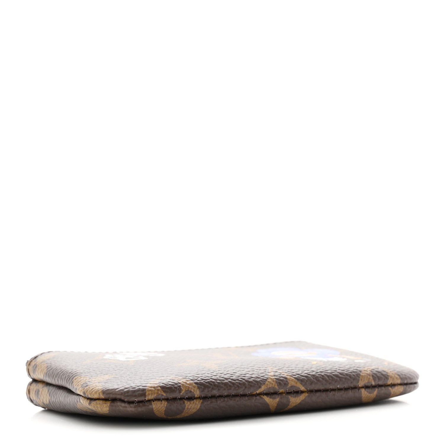 Louis Vuitton Monogram 2025 Christmas Animation Vivienne Paw Print Key Pouch Blue Frost 4 of 8