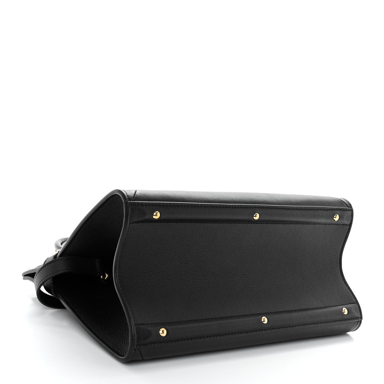 Louis Vuitton Grained Calfskin Steamer MM Black Chataigne 4 of 10