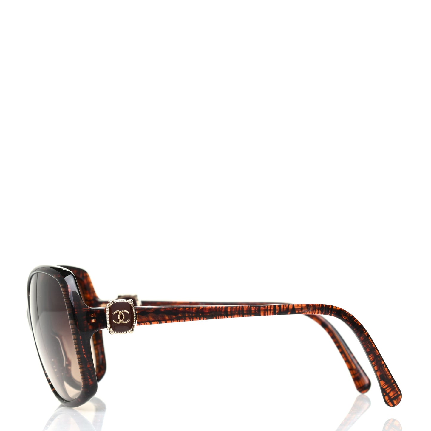 Tweed Effect CC Sunglasses 5174 Brown