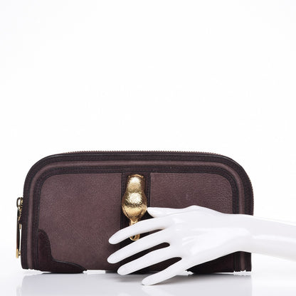 Burberry Prorsum Grainy Nubuck Alma Duck Clutch Purple 2 of 10