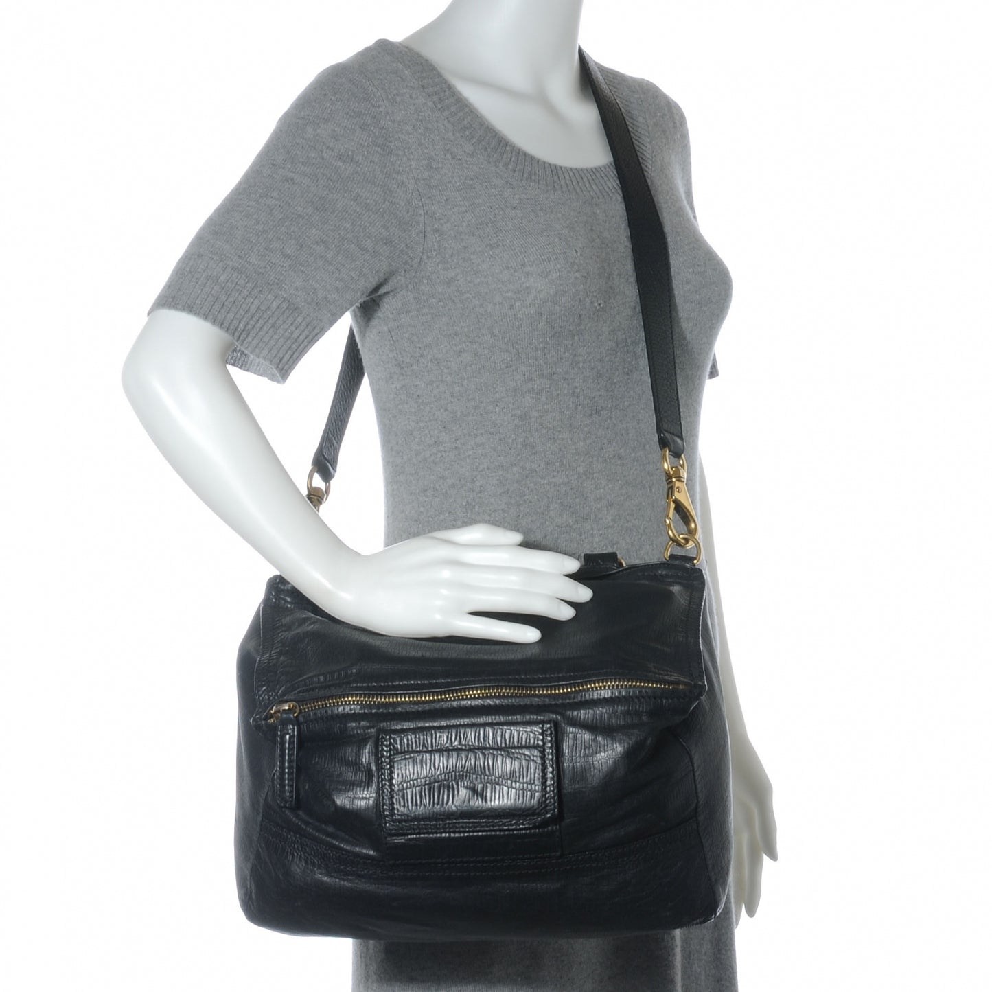 Leather Small Pandora Black