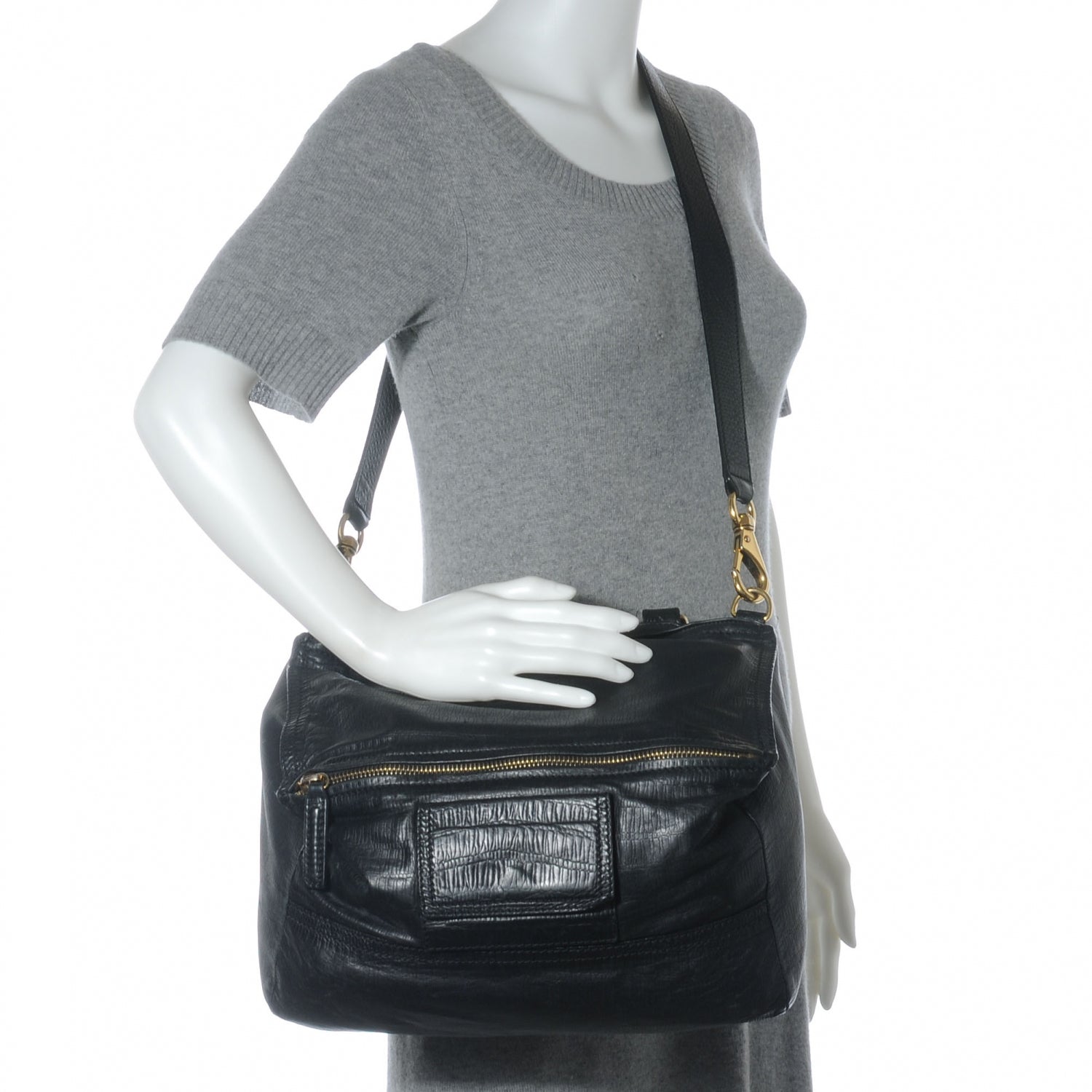 Givenchy Leather Small Pandora Black 2 of 7
