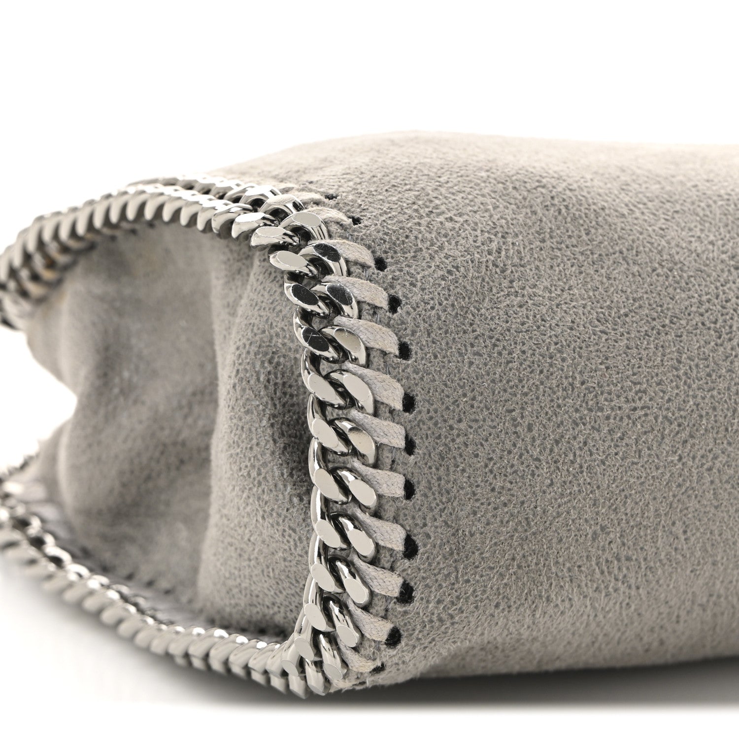 Stella McCartney Shaggy Deer Tiny Falabella Tote Grey 9 of 10