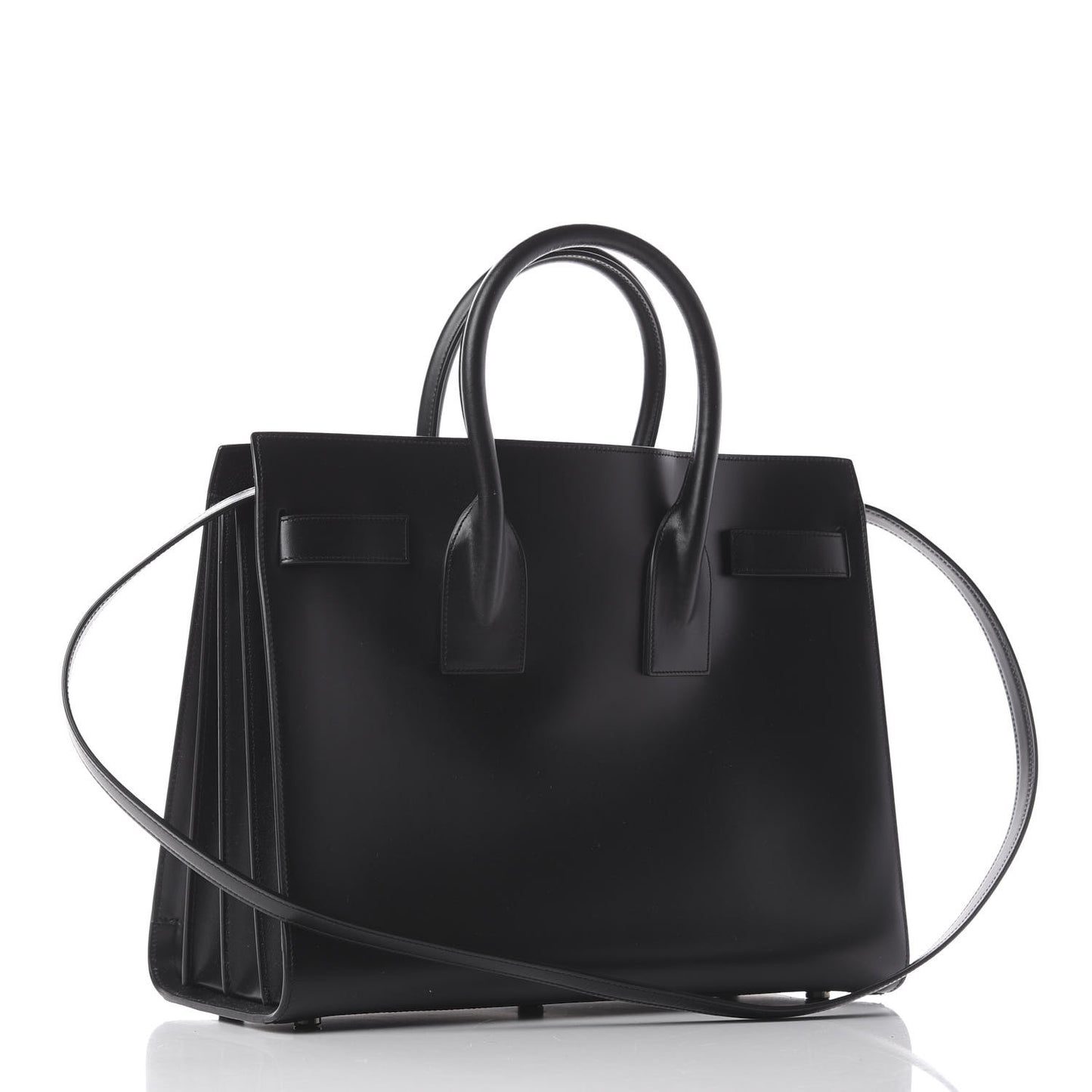 Smooth Calfskin Small Sac De Jour Black