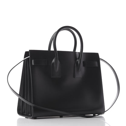 Saint Laurent Smooth Calfskin Small Sac De Jour Black 2 of 11